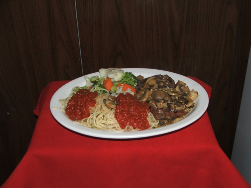 Vitello Marsala.Veal sauteed garlic, mushrooms and Marsala wine.
